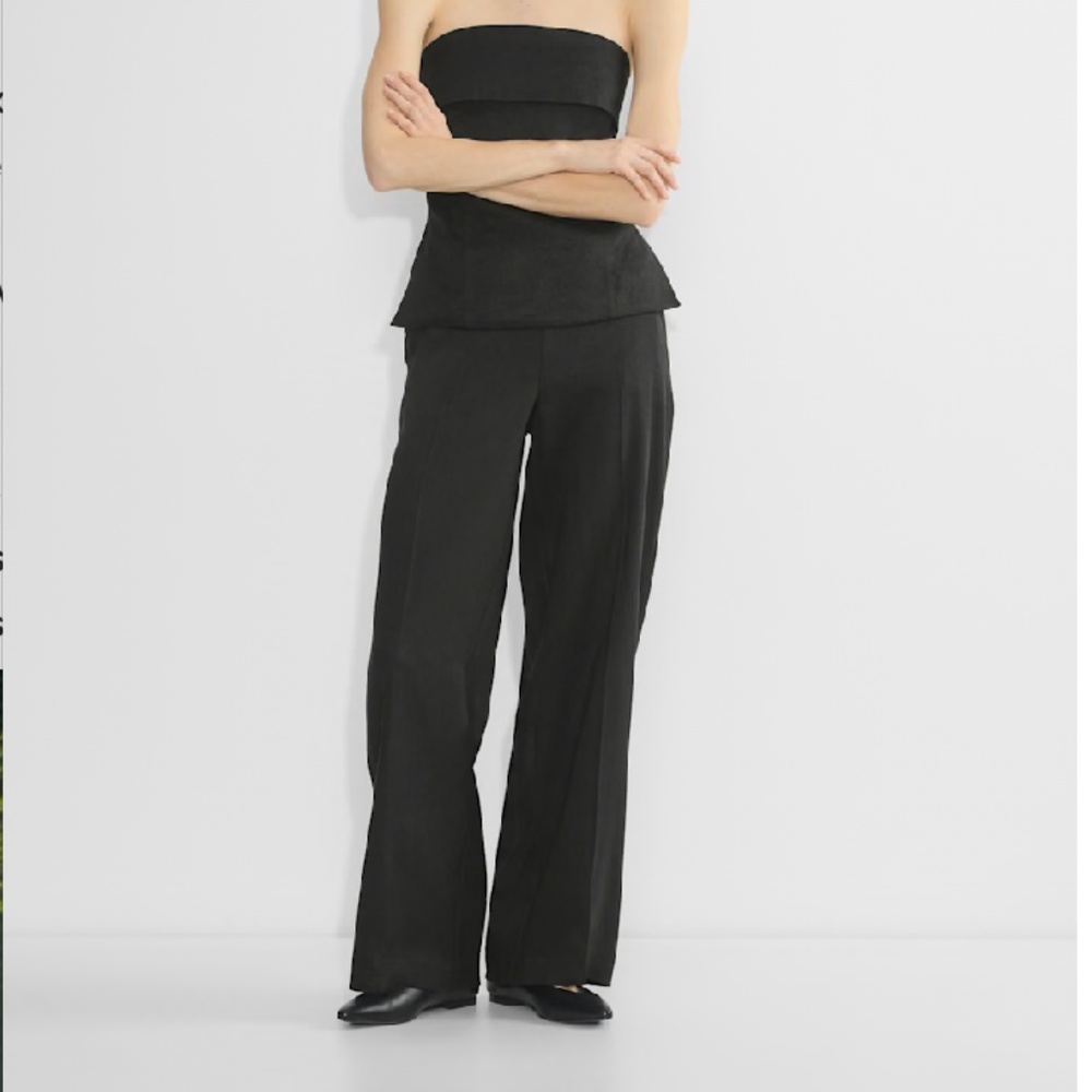 Aritzia Babton Parity Linen Pant (Black) #linen #workpants